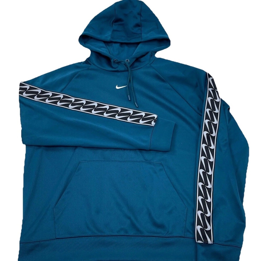 Nike Hoodie Women Medium Aqua Blue Sweatshirt Sweater Performance Center Swoosh